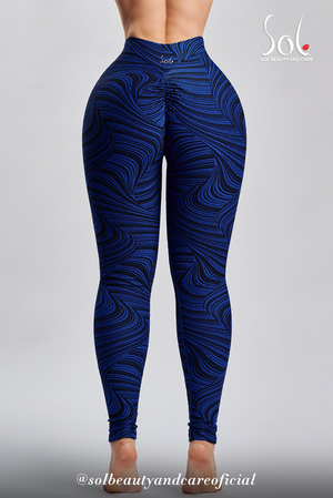 
                  
                    Load image into Gallery viewer, Leggings Scrunch Anti-Celulitico (Relief) Blue
                  
                